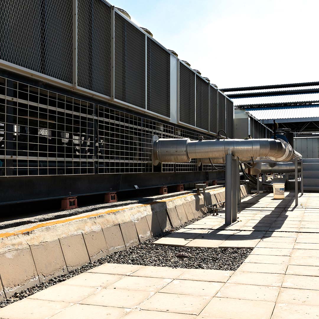 FTX ventilation system heat exchanger cutaway
