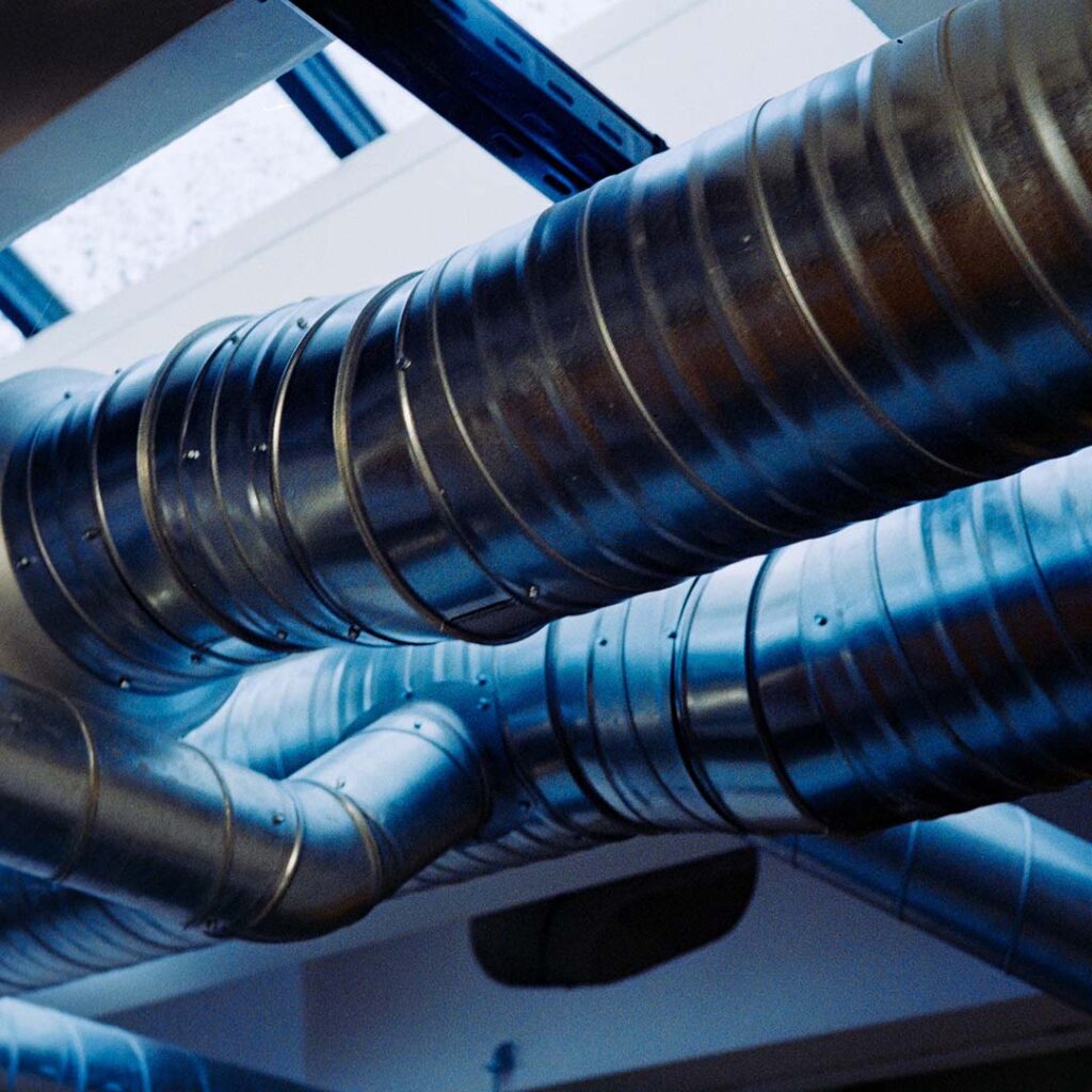 modern ventilation system ducts